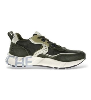 Voile blanche para hombre. 2017465 Zapatillas de Piel Club01 verde (45), Plano, Cordones, Casual