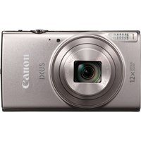ixus 285 hs compact camera with 32 gb sd card  case - silver silver