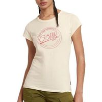 g-star raw tops y camisetas large logo para mujer