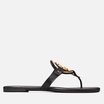 Tory Burch Women's Miller Leather Sandals - UK 3.5