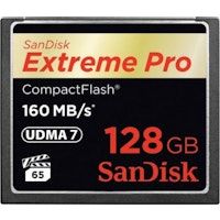 sandisk 128gb extreme pro cf 160mbs memoria flash compactflash