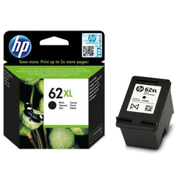 HP 62XL Original High Capacity Black Ink Cartridge (C2P05AE)