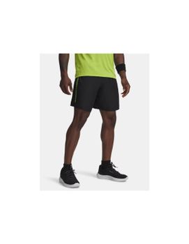 Pantalón de Fitness Under Armour Tech Woven Wordmark Short Hombre Negro