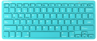 teclado wireless turquesa silver ht