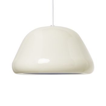 Lámpara Colgante De Metal Brillante Estilo Vintage Redondeado Beige Claro Joku