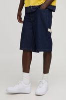 regular contrast carpenter indigo denim jorts azul