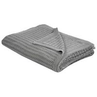 colcha decorativa ropa de cama algodon 150 x 200 cm gris ilen