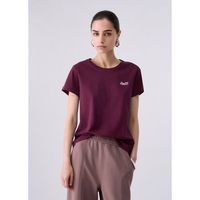 liu jo tops y camisetas t-shirt con logo para mujer