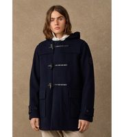 hackett london para hombre hm4000234 abrigo duffle marino l casual lana