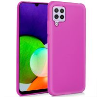 cool funda silicona rosa para samsung galaxy a22 4g