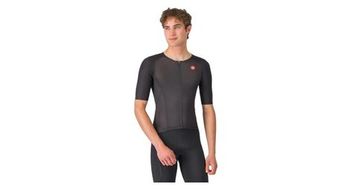 Maillot de manga corta castelli free speed 3 race top hombre negro