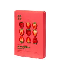 holika holika pure essence mask sheet 5 masks 155ml various options - strawberry