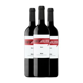 Vino Tinto Fantabuloso Rioja Reserva 75 Cl 14% Vol. (pack De 3 Unidades)