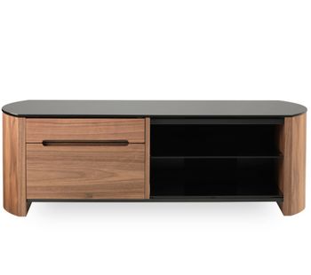ALPHASON Finewoods 1100 TV Stand - Walnut, Black