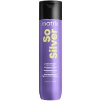 matrix total results so silver purple toning shampoo for blonde silver  grey hair 300ml