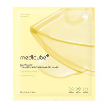 Medicube Cosmética Facial Kojic Acid Turmeric Gold Jelly Gel Mask Mascarilla Facial Iluminadora