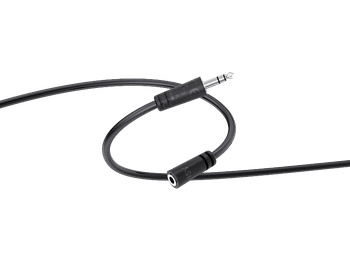 Cable audio - ISY IAU-1009, 3m, 3.5 mm jack a out, PVC, Negro