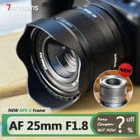 lente de camara prime de gran apertura 7artisans af 25mm f18 aps-c para fotografia humanista con montura sony e fujifilm xf