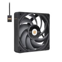 refrigeracion aire thermaltake 140 mm 500-2000 rpm cl-f172-pl14bl-a hidraulico negro