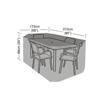 Funda Conjunto Mesa Rectangular 4 Plazas. 173 X 215 X 89cm. Easy-cover