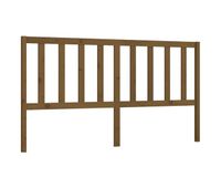 vidaxl cabecero de cama madera maciza de pino marron miel 186x4x100 cm