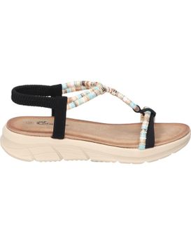 Sandalias Con Cuña Para Mujer Calzapies F2125001 Negro 38