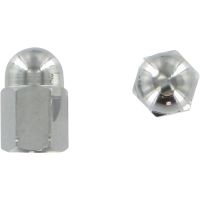 tapones de valvula barnett alu gris par