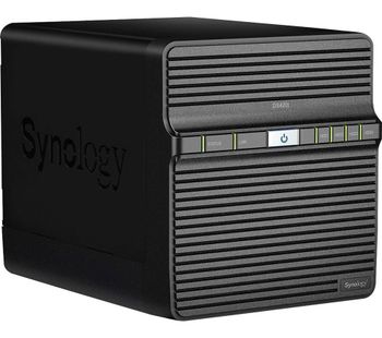SYNOLOGY DS420J Disk Station Server NAS Drive - 32 TB, 4 Bay, Black, Black