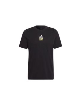 Camiseta de tenis adidas Aeroready Paris Graphic Black M