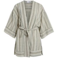 vila abrigo senso kimono - birchembroidery para mujer