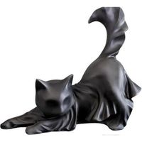 figura de gato fantasma de halloween adornos de gato negro fantasma para halloween adorables gatos espeluznantes decoracion de halloween recuerdo de gatito para recordar a tus gatos