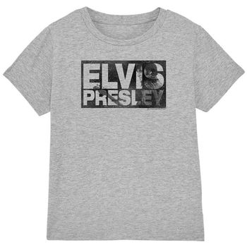 Elvis Camiseta Block Letters para niña