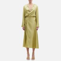 samsoe samsoe sahilda 14903 lenzingr ecoveror-blend midi dress - m