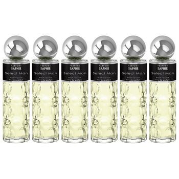 Pack De 6 Eau De Parfum Hombre Saphir Select 200 Ml
