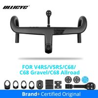manillar de carbono integrado ullicyc cc01 con cableado interno completo para bicicleta de carretera 370mm-430mm compatible con v4rs v5rs c68