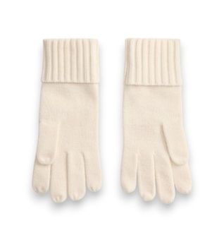 Lauren Ralph Lauren para mujer. 454P04468003 Guantes de punto con botones de escudo
beige (OSFA), Blanco, Casual, Lana