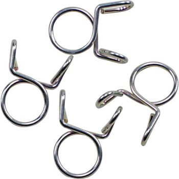 Abrazadera de manguera de combustible 14-15mm juego gris 4pc