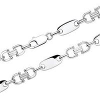 cadena con placa de plata 925 para hombre