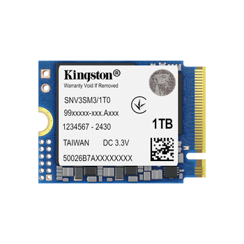KINGSTON 1000G NV3 M.2 2230 NVMe SSD SSD 1000GB M.2 6000MB/s PCI Express 4.0 NVMe