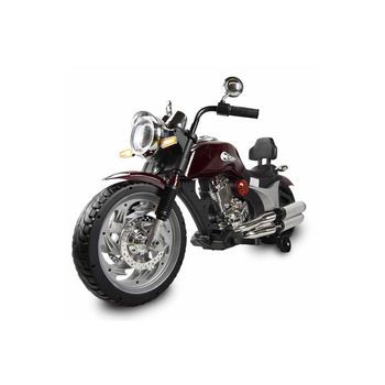 Ataa American Chopper Marrón - Moto Eléctrica Infantil De Batería Para Niños