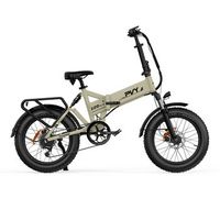 bicicleta electrica plegable pvy z20 plus de 20 48 v 165 ah 100 nm de par amarilla