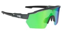 gafas race rx carbono mate negro   lente hidrofoba verde