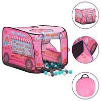 tienda de juegos para ninos con 250 bolas rosa 70x112x70 cm vidaxl