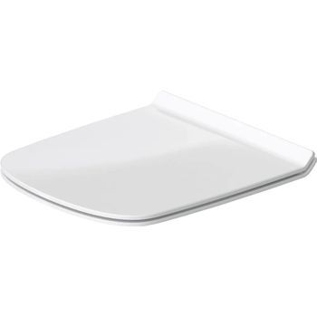 Tapa De Inodoro Duravit Durastyle Con Softclose, Bisagras Acero Inox, Blanco, 0063790000