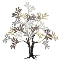 panel decorativo arbol de metal multicolor 972x89x1003 cm