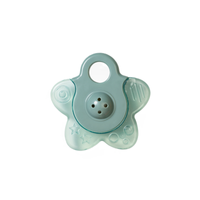 mordedor de agua con sonajero star verde