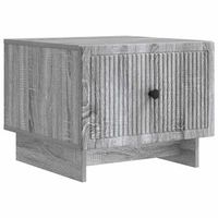 mesa de cafe gris sonoma 49 x 50 x 40 cm madera de ingenieria vidaxl