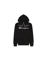 chaqueta champion hooded full zip sweatshirt negro hombre