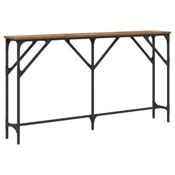 Mesa Consola Madera Vieja 140 X 23 X 75 Cm Vidaxl