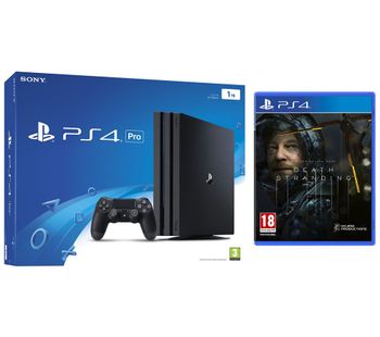 SONY PlayStation 4 Pro & Death Stranding Bundle - Black, Black